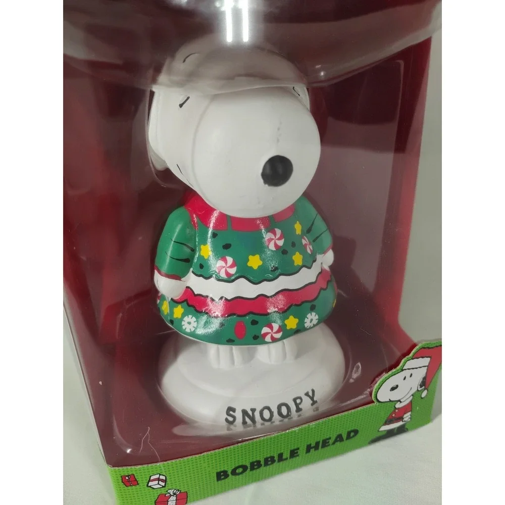 Peanuts SNOOPY Bobblehead Ugly Sweater Christmas Holiday 2024 NEW